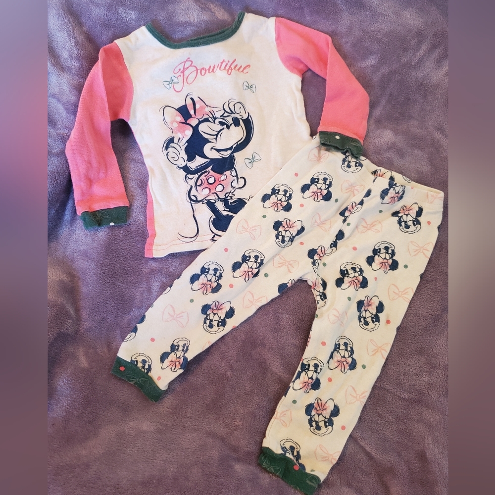 GUC Minnie Mouse Pajama Set 2T